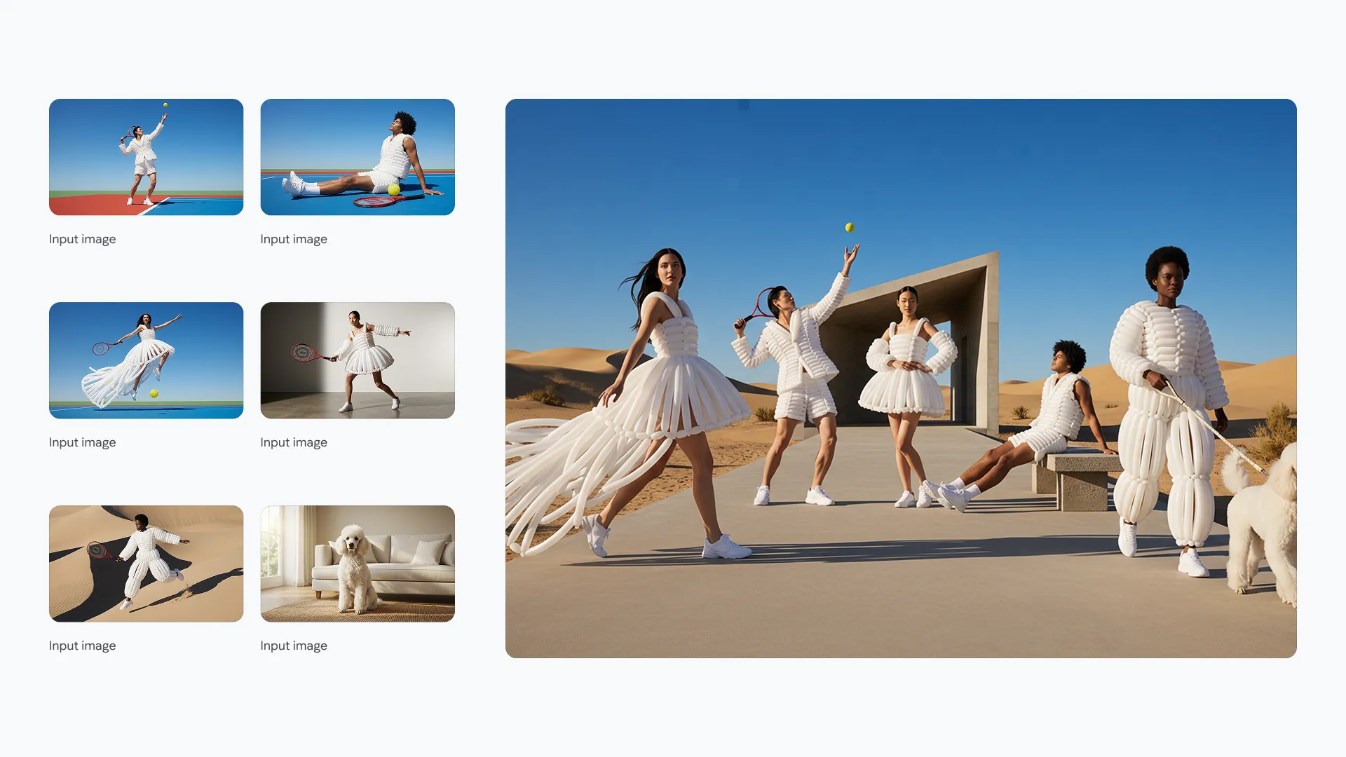 nano banana pro blend multiple images feature